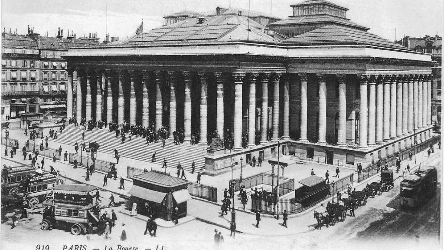 Paris la bourse - Public Domain - Wikimedia Commons via Picryl.com