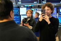 PolyMarket CEO Shayne Coplan - New York Stock Exchange in New York. Credit: AP Photo/Seth Wenig)