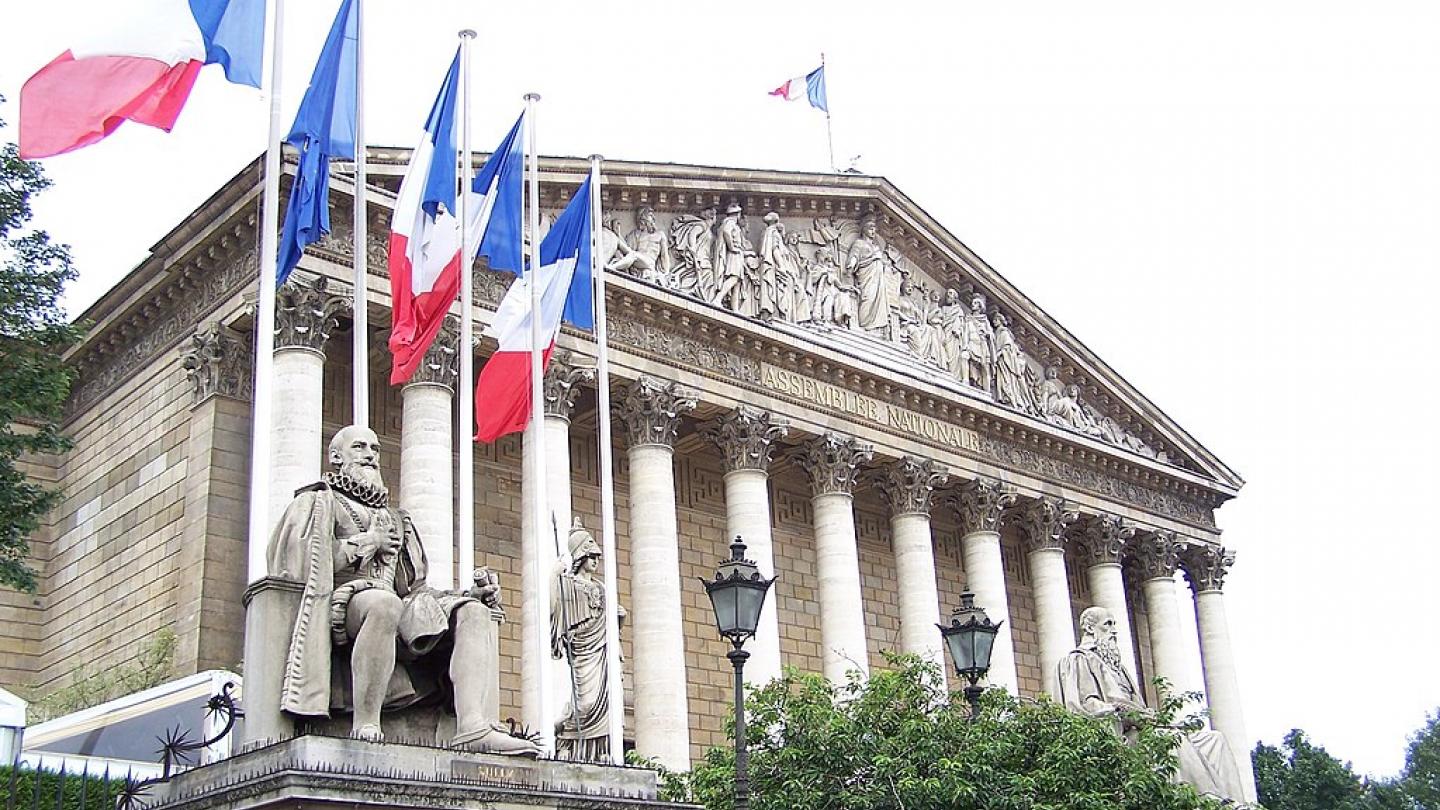 The Assemblée nationale in Paris, the French parliament. Photo: Jarosław Baranowski/Wikimedia.