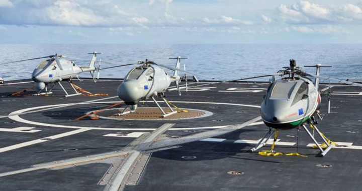 Italy&#039;s Leonardo SpA produces unmanned helicopters. Photo: Leonardo.
