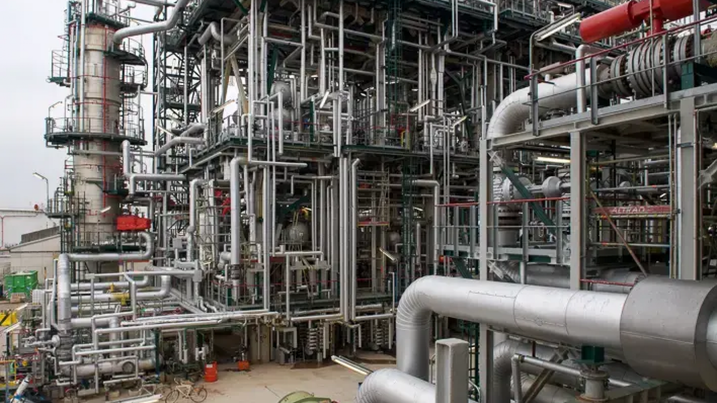 A refinery in the port of Antwerp. Photo: TotalEnergies.