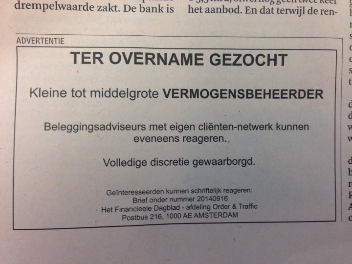 Contactadvertentie