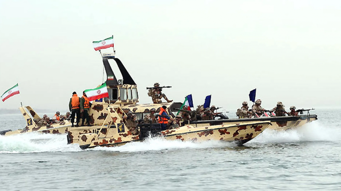 Iran's Republican Guard during a naval exercise in 2024. Photo: Wikimedia/IIPA.