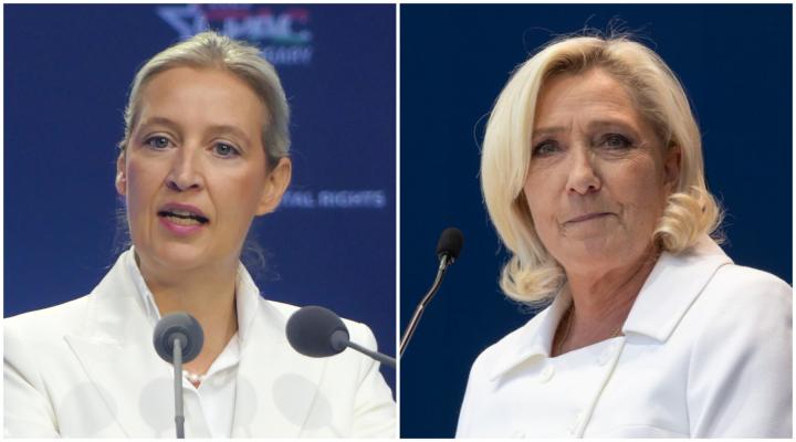Alice Weidel (Alternative für Deutschland), Marine Le Pen (Rassemblement National) - Elekes Andor/Wikimedia Commons