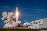 SpaceX Falcon Heavy demo mission in 2018 | Credit: SpaceX via Unsplash