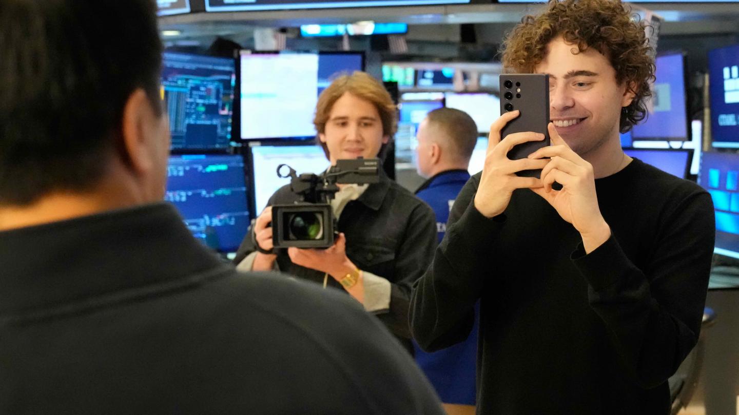 PolyMarket CEO Shayne Coplan - New York Stock Exchange in New York. Credit: AP Photo/Seth Wenig)