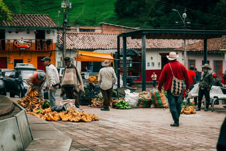 A market in Colombia. Photo by Carlos Zuluaga/Pexels.