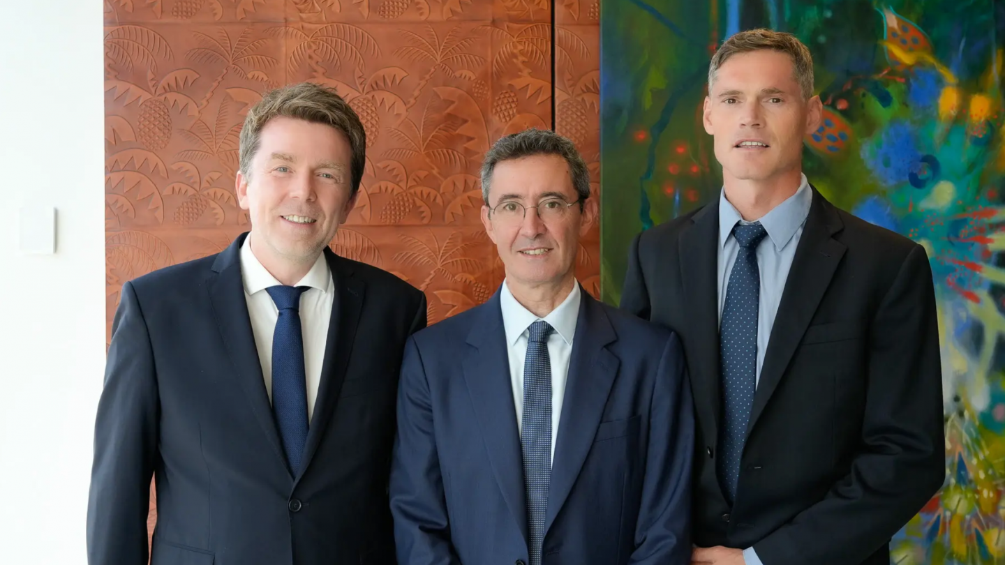 From left to right: Xavier Marconnet, Bruno Taillardat and Frédéric Girod. Photo: EdRAM.