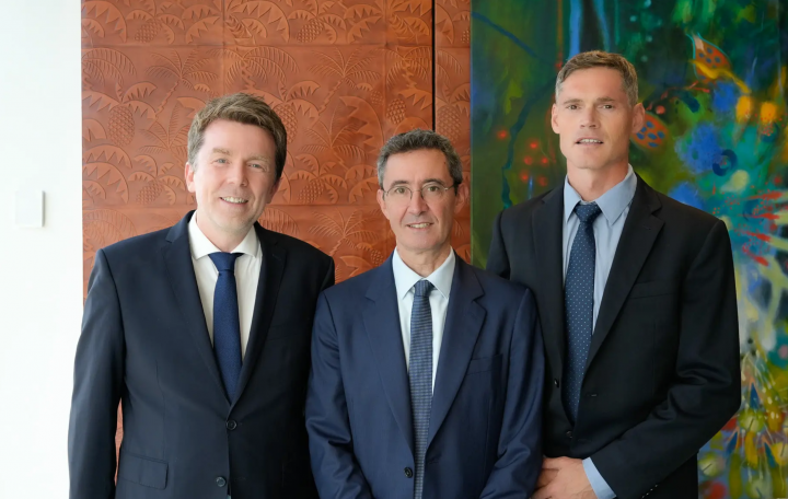 From left to right: Xavier Marconnet, Bruno Taillardat and Frédéric Girod. Photo: EdRAM.