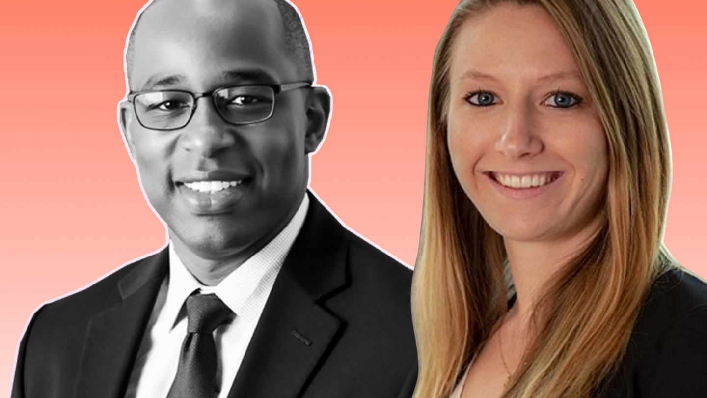 Allvue Systems’ Richard Change and ILPA’s Emily Kisak. 