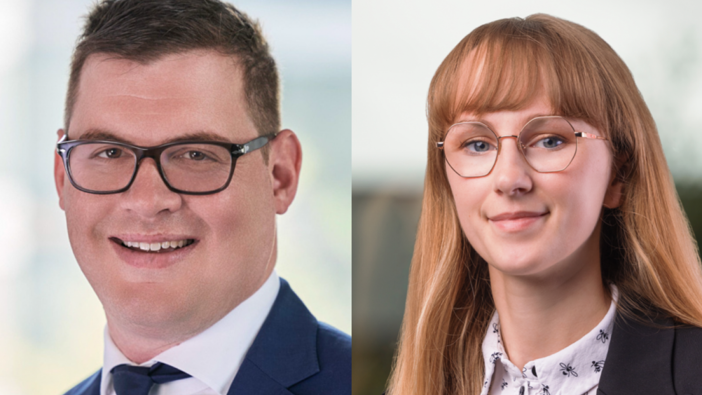 Sebastiaan Hooghiemstra and Juliane Hurter.