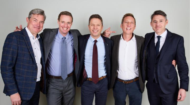 Xavier Moulaert (Wellfin), Geoffroy de Pierpont (Pareto), Corentin Minne (Pareto), Antoine Moriau (Wellfin), Diederik Vandendriessche (Pareto)