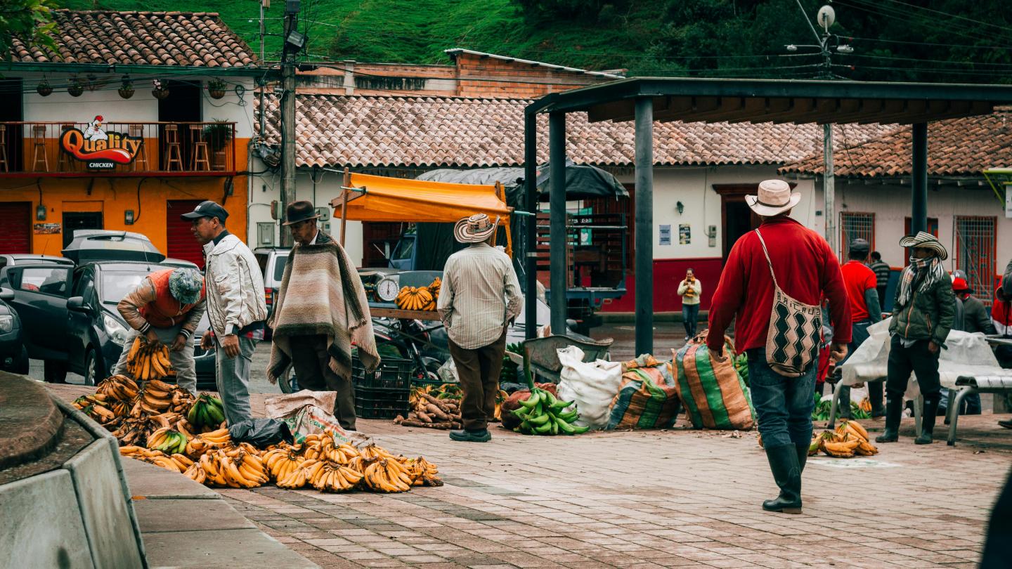 A market in Colombia. Photo by Carlos Zuluaga/Pexels. A market in Colombia. Photo by Carlos Zuluaga/Pexels.