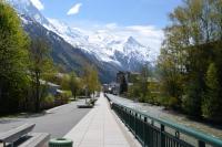 Mont Blanc, gezien vanuit Chamonix.
