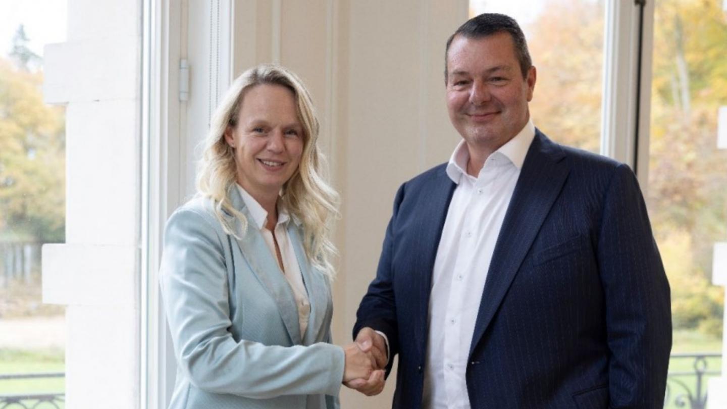 Ruth Dewulf (Creafund) en Peter Callant (Callant)