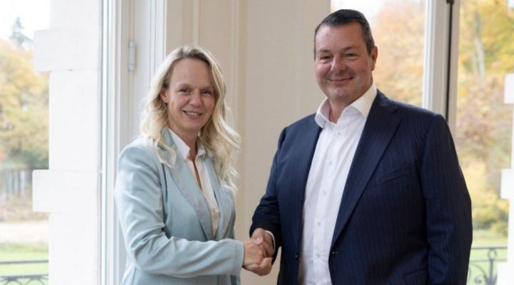 Ruth Dewulf (Creafund) en Peter Callant (Callant)