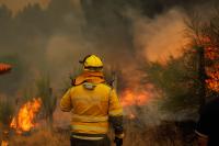 Natuurbrand in Portugal, juli 2026. Foto: EPA/PEDRO SARMENTO COSTA