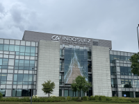 The DeGroof Petercam brand has disappeared from Luxembourg. The branding on its Luxembourg office was replaced by CA Indosuez this summer. Photo: IO.