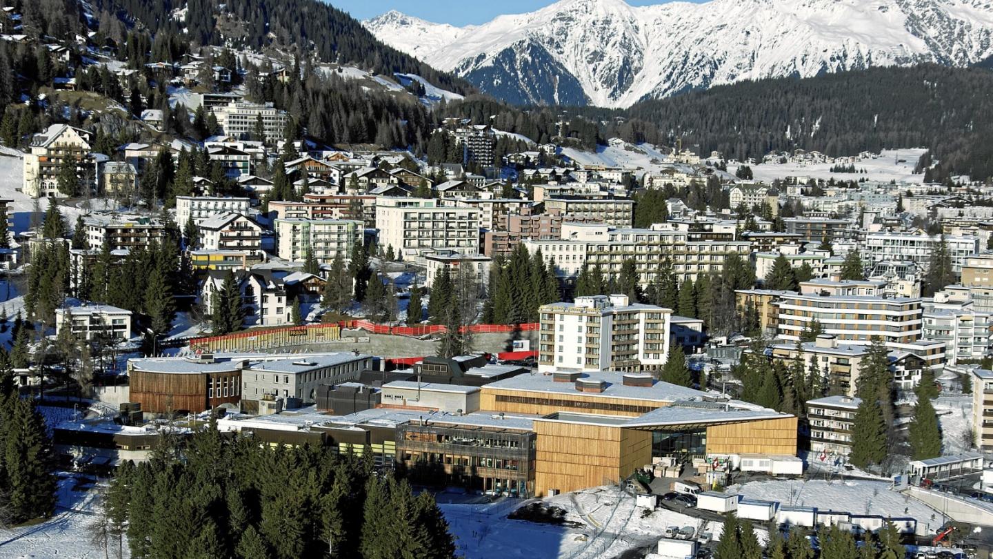 Aerial Photo of Davos