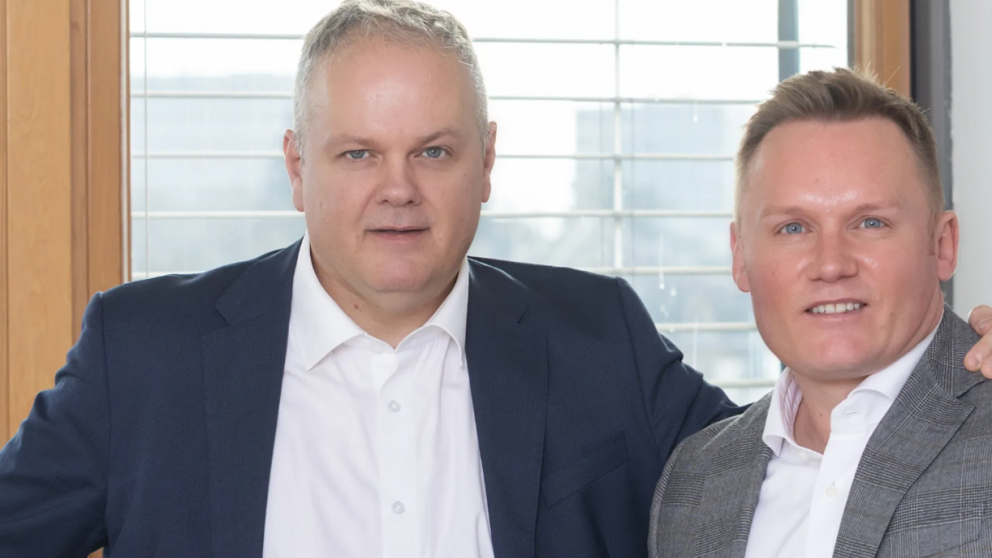 Richard Marshall (left) and Greg McKenzie. Photo: Belasko.