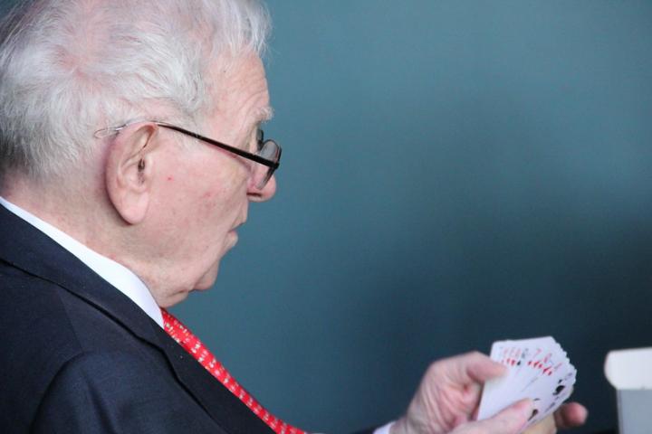 Warren Buffett, foto via Flickr door BorsheimsJewelry