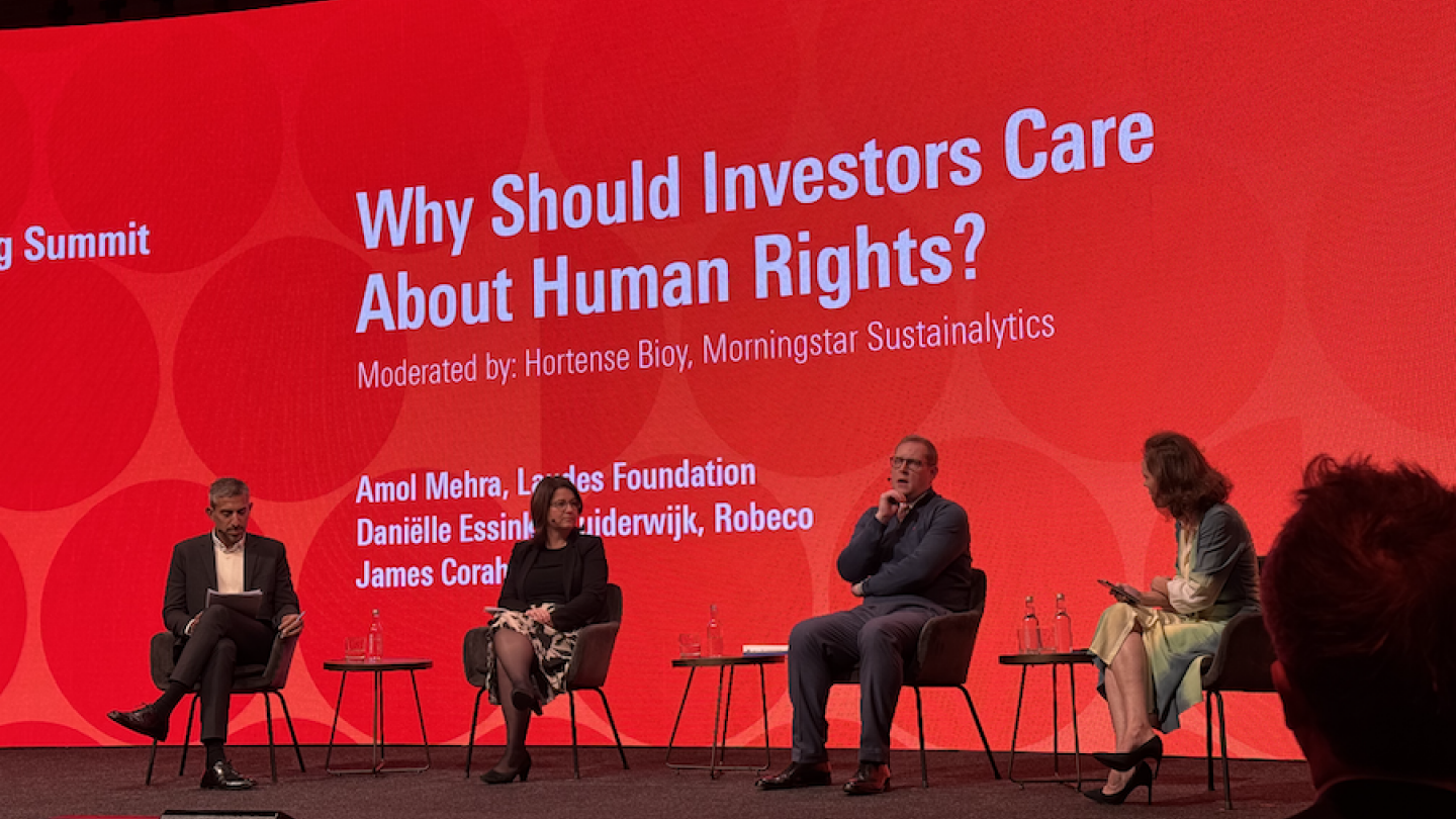 The panel discussion at the Morningstar event. Photo: IO.