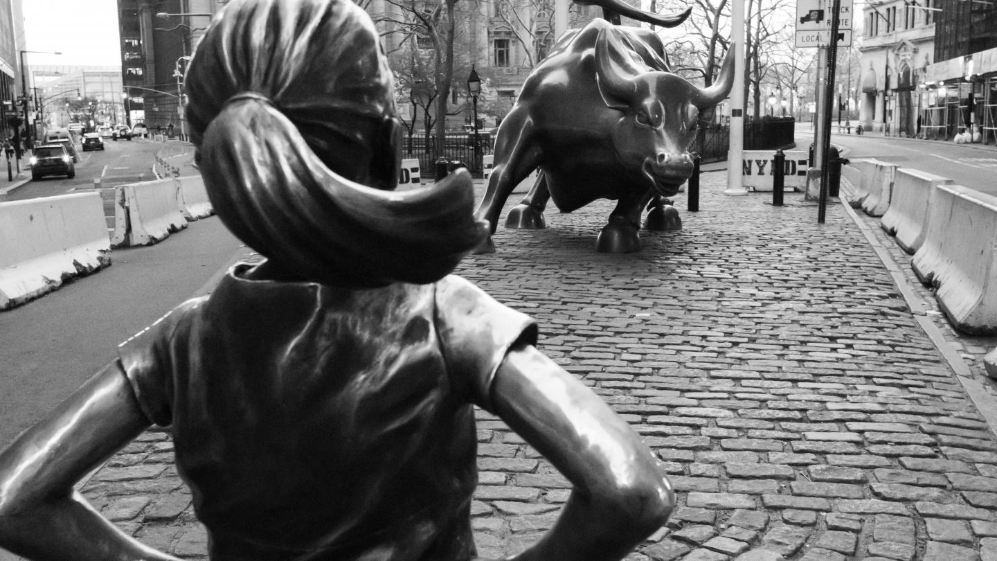 Wall Street, photo by Daniel Lloyd Blunk-Fernández, via Unsplash