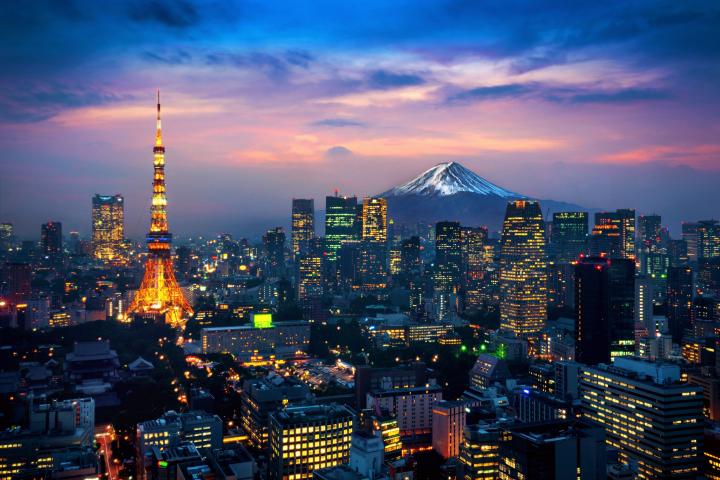 Japan skyline