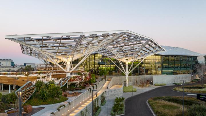Nvidia Voyager Park in Santa Clara, Californië.