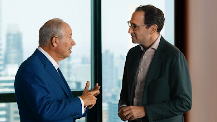 Ludovico Phalippou of Oxford University (left)