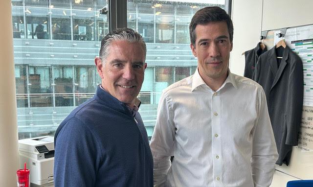 MFS CEO Mike Roberge and MFS Luxembourg head Michael Derwael