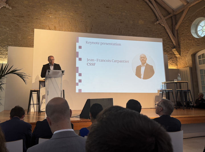 Jean-Francois Carpantier, speaking at the LVPA conference. Photo: IO.