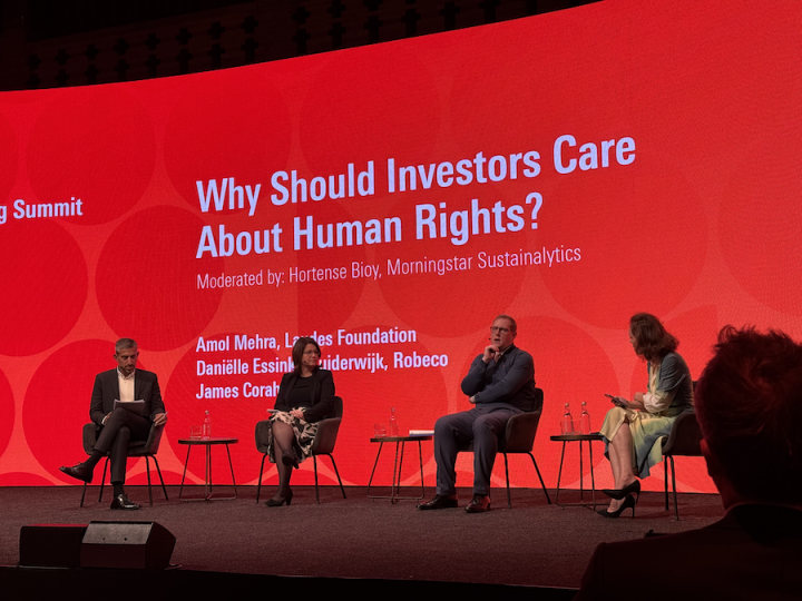 The panel discussion at the Morningstar event. Photo: IO.