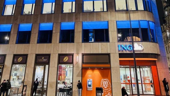 An ING branch in the centre of Luxembourg.