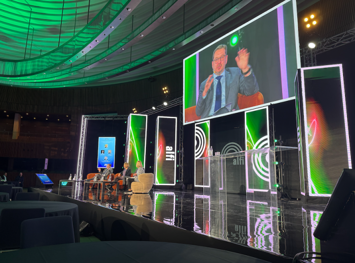 Private debt being discussed at the 2025 Global Asset Management conference in Luxembourg. Photo: IO.