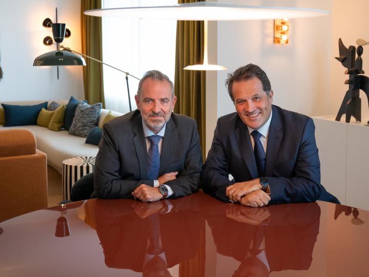 Geoffrey Chatelain en Vincent Claerhout van Delen Private Bank - Charleroi