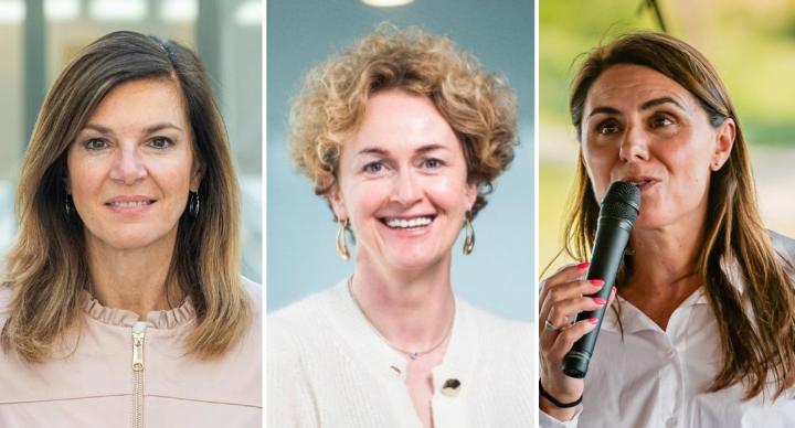 Sandra Wilikens (BNP Paribas Fortis), Anouk Schouppe (Capitalatwork), Ludivine Pilate (Puilaetco)