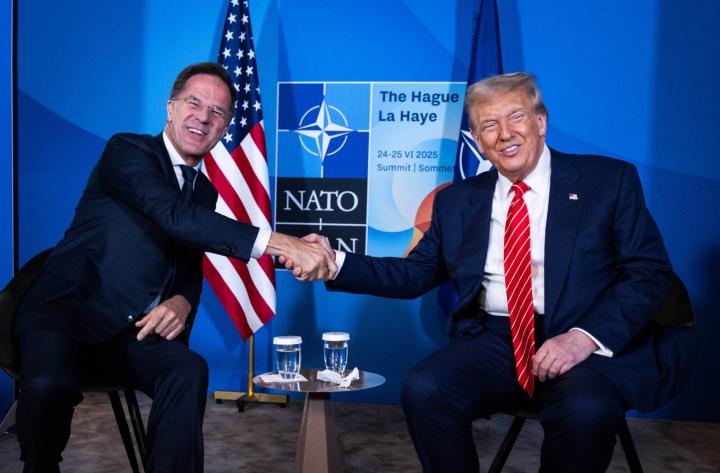 Mark Rutte, Donald Trump