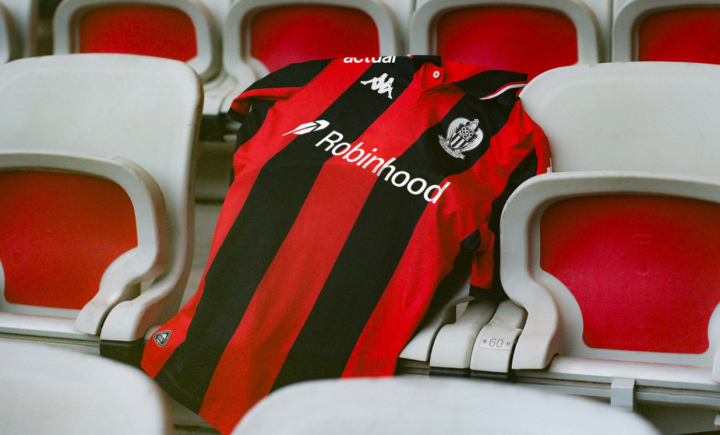 Robinhood last year signed a three-year deal to sponsor French football club OGC Nice. Photo: OGC Nice.
