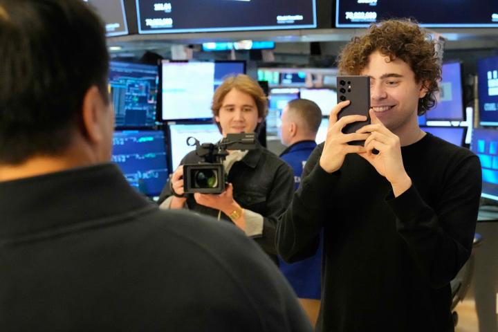 PolyMarket CEO Shayne Coplan - New York Stock Exchange in New York. Credit: AP Photo/Seth Wenig)