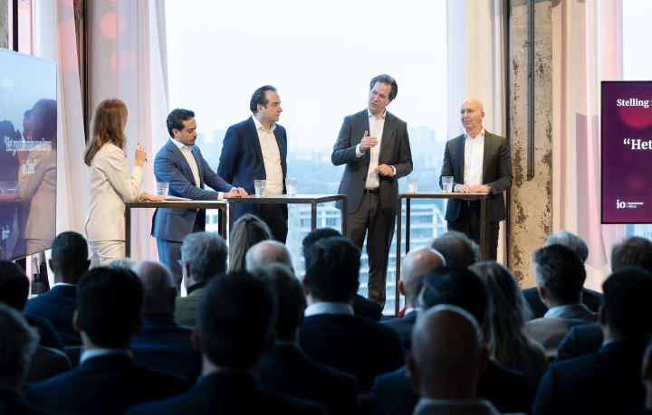 Het CIO panel tijdens Investment Officer's New Year's Perspectives 2026. Foto: Sander Nieuwenhuys.