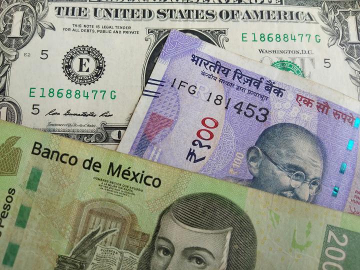 Dollar, peso, rupee. Credit: Avinash Kumar / Unsplash