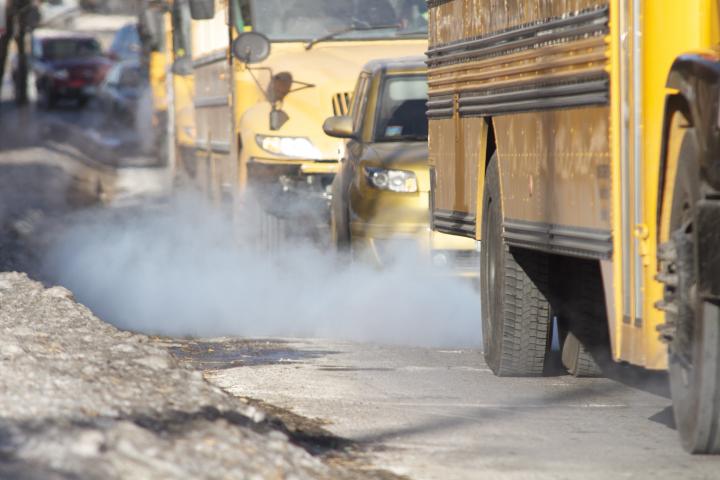Vehicle exhausts. Photo by MPCA photos via Flickr CC-BY-2.0.