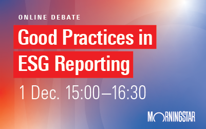 Morningstar IO Benelux Webinar: Good Practices in ESG Reporting