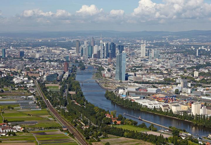 Frankfurt. Photo by the European Central Bank via Flickr CC-BY-2.0.