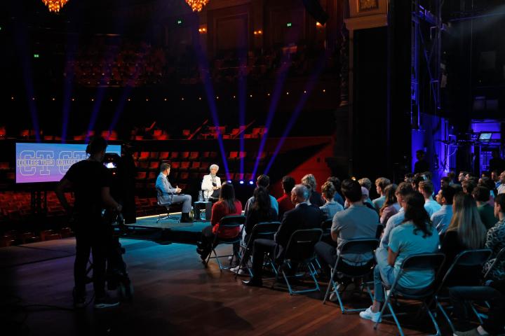 Christine Lagarde in a 22 May appearance on Dutch television. Photo: ECB via Flickr CC BY 2.0