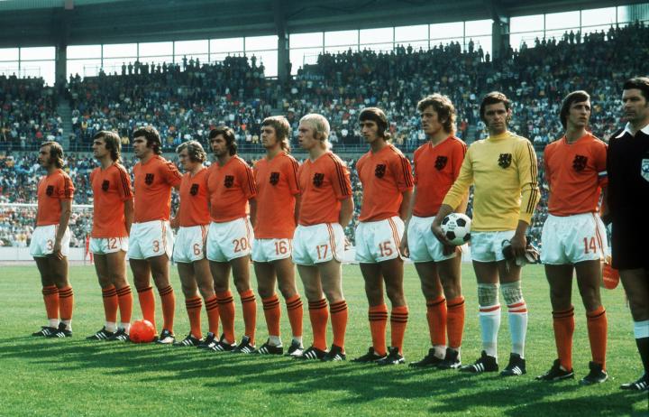 Dutch national team in the 1974 World Cup Finals. Photo: ANP.