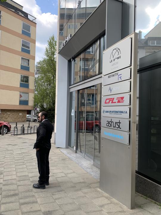 Luxembourg is home to various Gazprom units, including its Gazprom Bank Luxembourg. Photo: Raymond Frenken.