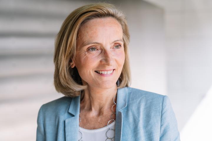 Sabine Caudron, head of private banking at Degroof Petercam. Photo: Degroof Petercam.