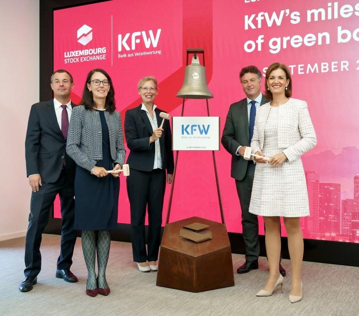 LuxSE marks KfW’s EUR 50 bn green bond milestone